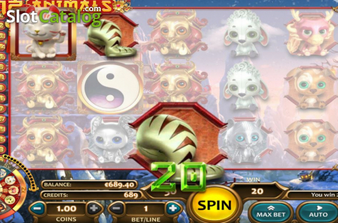 Скрин5. 12 Animals (Nucleus Gaming) слот