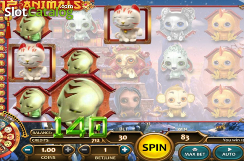 Скрин6. 12 Animals (Nucleus Gaming) слот