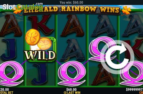 Скрин4. Emerald Rainbow Wins слот