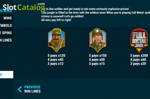 Скрин6. Full Metal Jack слот