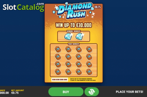 Скрин2. Diamond Rush (Hacksaw Gaming) слот