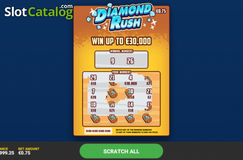 Скрин3. Diamond Rush (Hacksaw Gaming) слот