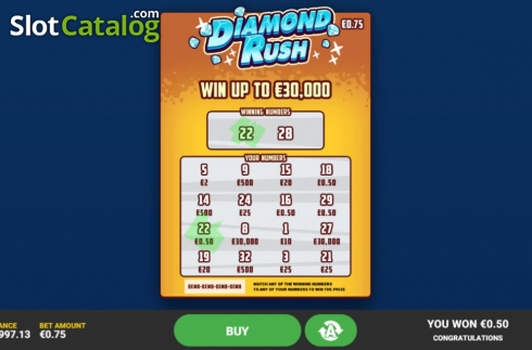 Скрин4. Diamond Rush (Hacksaw Gaming) слот
