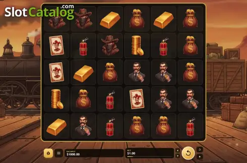 Скрин2. Train Heist слот