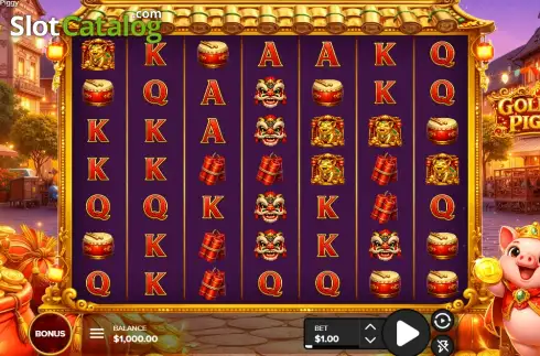 Скрин2. Golden Piggy слот