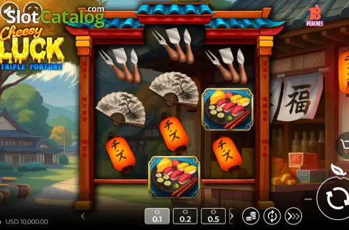Скрин2. Cheesy Luck Triple Fortune слот