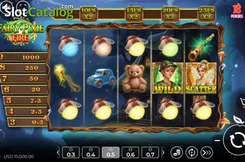 Скрин2. Fairy Pixie Fire слот