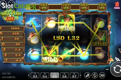 Скрин3. Fairy Pixie Fire слот