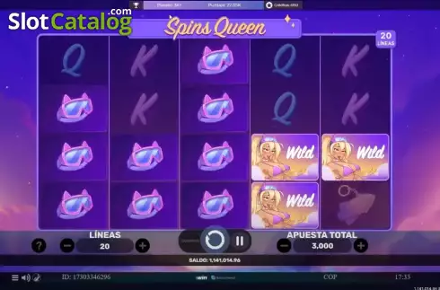 Скрин3. Spins Queen слот
