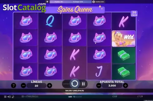 Скрин4. Spins Queen слот
