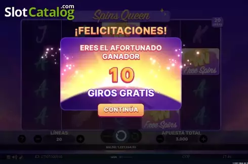 Скрин7. Spins Queen слот