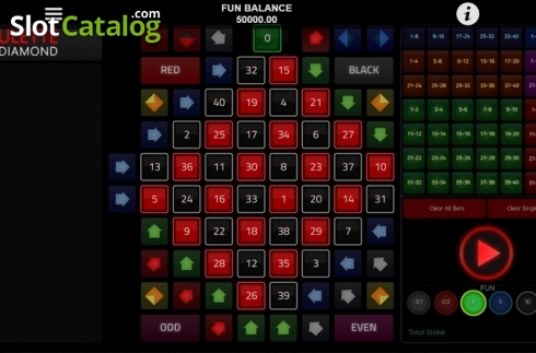 Скрин2. Roulette Diamond (1X2gaming) слот