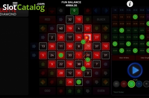 Скрин4. Roulette Diamond (1X2gaming) слот