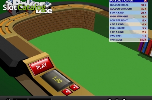 Скрин2. Poker Dice (1X2gaming) слот