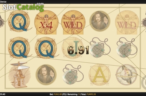 Скрин7. The Da Vinci Device слот