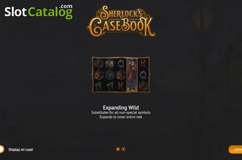 Скрин2. Sherlock's Casebook слот
