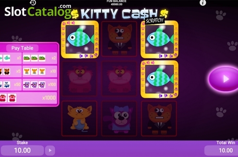 Скрин4. Kitty Cash Scratch слот