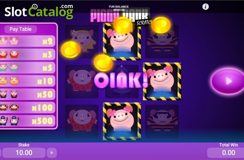 Скрин3. Piggy Bank Scratch (1x2gaming) слот