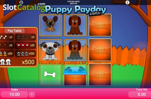 Скрин3. Puppy Payday Scratch слот
