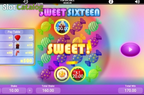 Скрин4. Sweet Sixteen слот