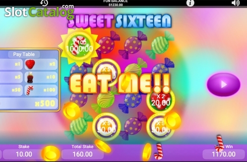 Скрин5. Sweet Sixteen слот