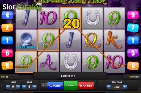 Скрин6. Charming Lady Luck слот