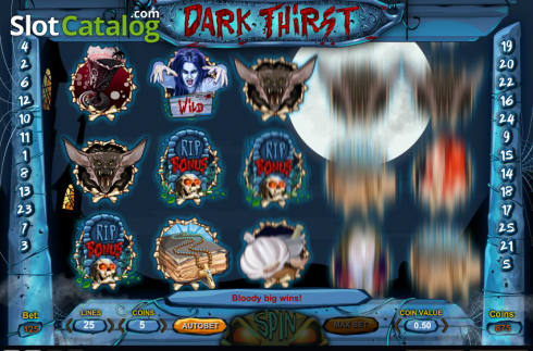 Скрин6. Dark Thirst слот