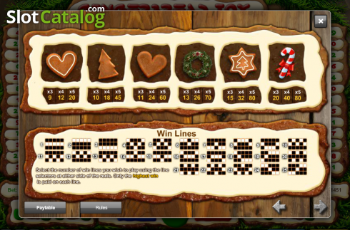 Скрин3. Gingerbread Joy слот