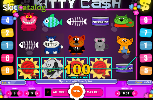 Скрин6. Kitty Cash слот