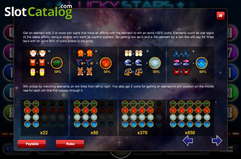 Скрин3. Lucky Stars (1X2gaming) слот