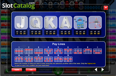 Скрин2. Roboslots слот