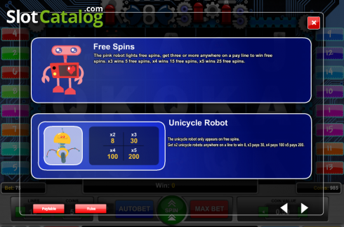 Скрин4. Roboslots слот