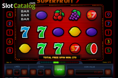 Скрин7. Super Fruit 7 слот