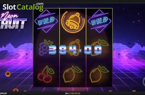 Скрин3. Neon Fruit слот
