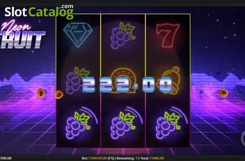 Скрин6. Neon Fruit слот