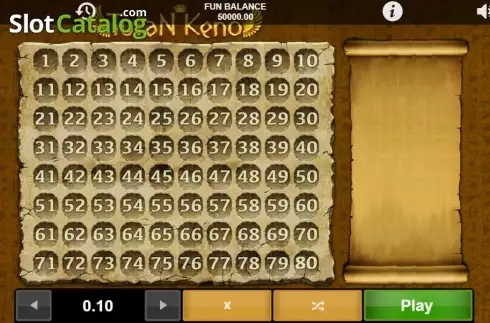 Скрин2. Tutan Keno слот