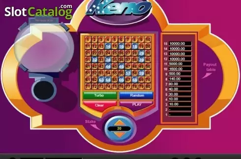 Скрин3. Keno (1x2gaming) слот