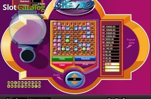 Скрин5. Keno (1x2gaming) слот