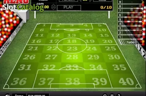 Скрин2. Keno Kick Off слот