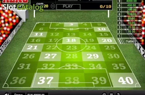 Скрин3. Keno Kick Off слот