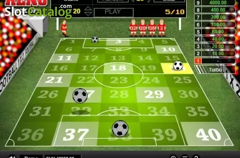 Скрин4. Keno Kick Off слот