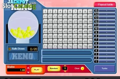Скрин2. Jackpot Keno слот