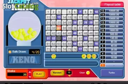 Скрин4. Jackpot Keno слот
