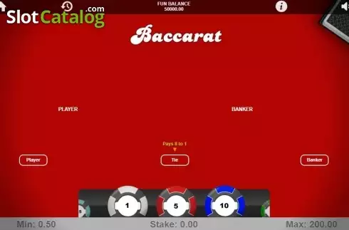 Скрин2. Baccarat (1x2gaming) слот
