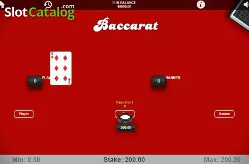 Скрин3. Baccarat (1x2gaming) слот