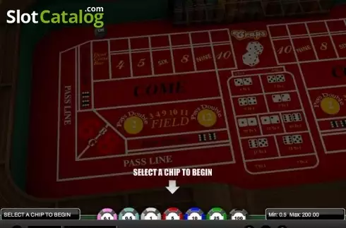Скрин2. Craps (1x2gaming) слот
