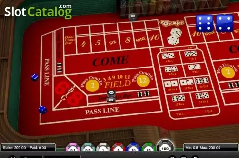 Скрин3. Craps (1x2gaming) слот