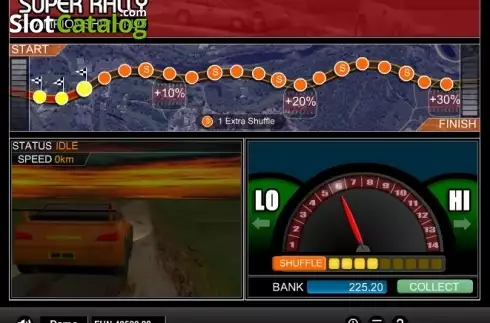 Скрин3. Rally Hi-Lo слот