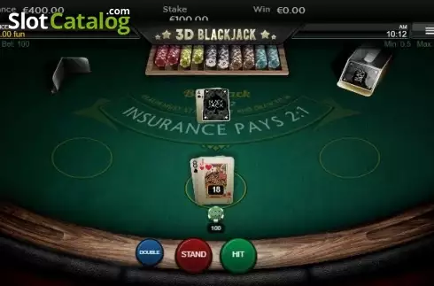 Скрин3. Blackjack 3D слот