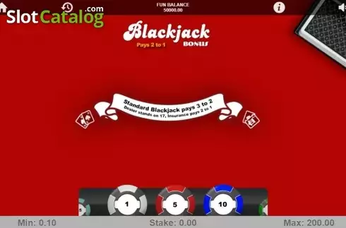 Скрин2. Blackjack Bonus слот